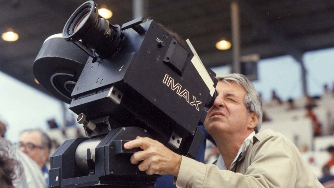 Media Centre 54 Director with IMAX camera.